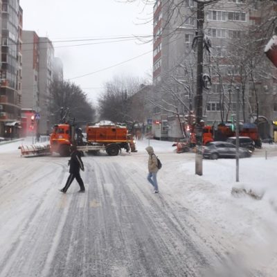 Опубликовано расписание уборки снега на улицах Калуги