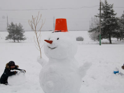 В Калуге прошла акция «Слепи снеговика»