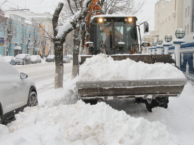 За неделю с улиц Калуги вывезено 33 тысячи кубометров снега