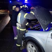 Автомобилистка протаранила отбойник на дороге Калуга-Перемышль