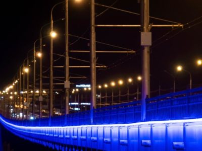 «Гагаринский» мост через Оку лишили подсветки охотники за цветметом