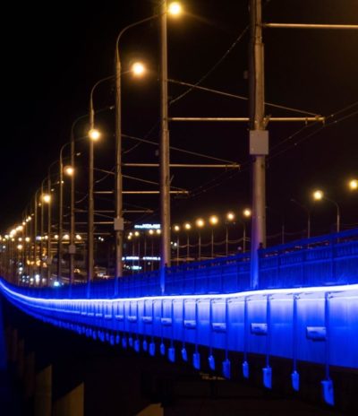 «Гагаринский» мост через Оку лишили подсветки охотники за цветметом