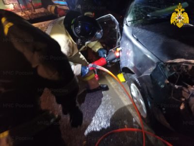 Два человека попали в больницу после тройного ДТП на трассе М3 «Украина»