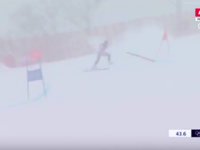 На Олимпиаде калужского горнолыжника дискфалицировали из-за падения