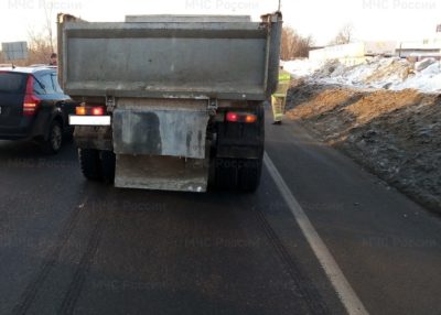 Грузовик сбил пешехода на трассе М3 «Украина»