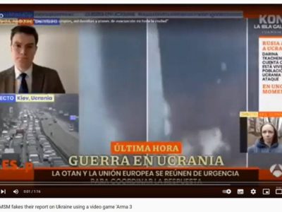 Испанское телевидение выдало кадры из компьютерной игры за хронику боевых действий
