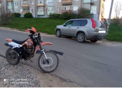 15-летняя мотоциклистка попала в ДТП в Сухиничах
