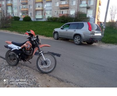 15-летняя мотоциклистка попала в ДТП в Сухиничах