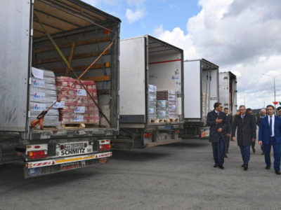 Союз машиностроителей доставил в Калугу 120 тонн гуманитарной помощи для беженцев