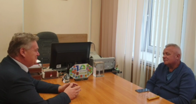 Олег Калугин встретился с командиром штурмовой группы  калужских добровольцев