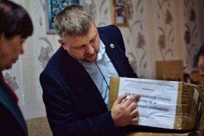 В Первомайске получили книги отправленные Общественной палатой Калужской области