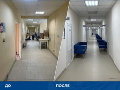 Завершен ремонт больницы в Дзержинском районе