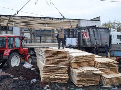 В Первомайск прибыл еще один гуманитарный конвой из Калужской области