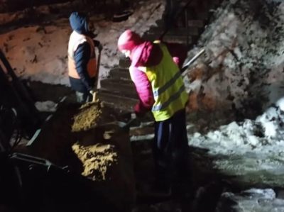 Городской Голова Дмитрий Денисов проверил, как ведется уборка улиц в Калуге