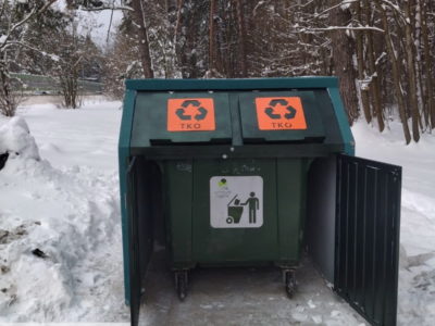 Новые мусорные баки установлены в нескольких парках Калуги