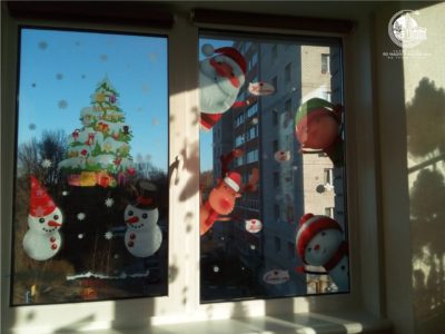 Акция «Новогодние окна» стартовала в Калуге