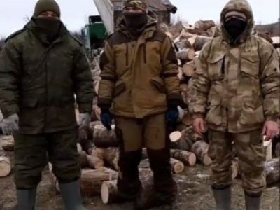 Мобилизованные калужане на передовой получили первую партию древесины, отправленной из Калужской области