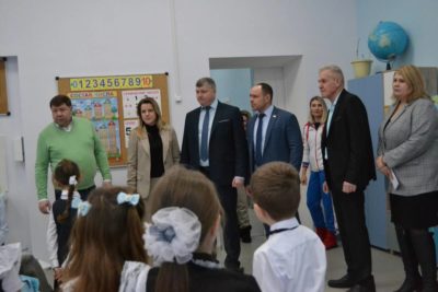 Представители партии «Единая Россия» посетили кондровскую школу №3