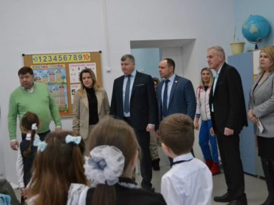 Представители партии «Единая Россия» посетили кондровскую школу №3