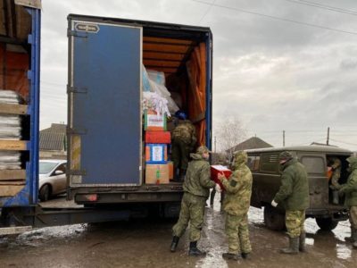 Калужская область продолжает  отправлять гуманитарную помощь бойцам