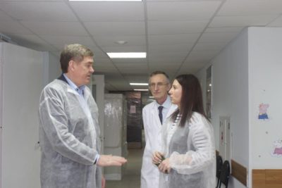 Александр Савин посетил новое здание Калужской областной клинической детской больницы