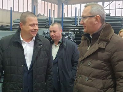 Владислав Шапша посетил компанию «МДН-Пром» в Тарусском районе