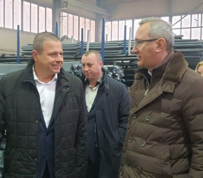 Владислав Шапша посетил компанию «МДН-Пром» в Тарусском районе