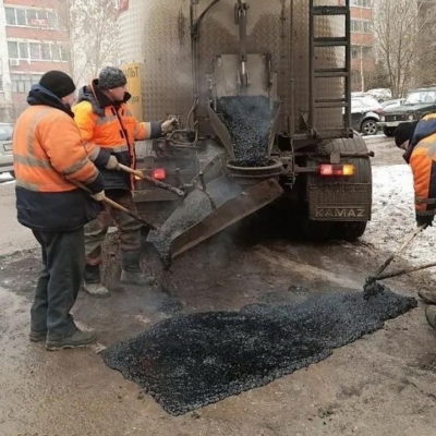 За зиму в Калуге избавили от ям 69 улиц