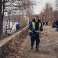 В Калуге прошёл первый общегородской субботник