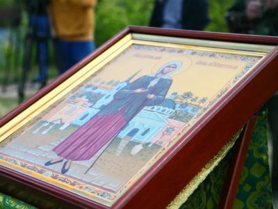 В Калуге совершили молебен Ксении Петербургской на месте строительства храма в её честь