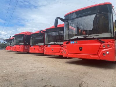 В Калугу прибыли 7 новых автобусов