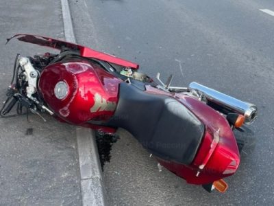 Мотоциклист разбился на улице Гагарина в Калуге
