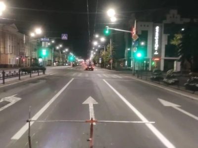В Калуге разметили 57 тысяч «квадратов» дорог