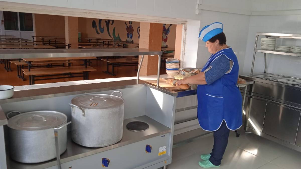 В Ульяновской школе завершился ремонт пищеблока