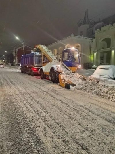 Снег вывезут с восьми улиц Калуги