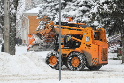 За сутки с улиц Калуги вывезено 3,6 тысячи кубометров снега