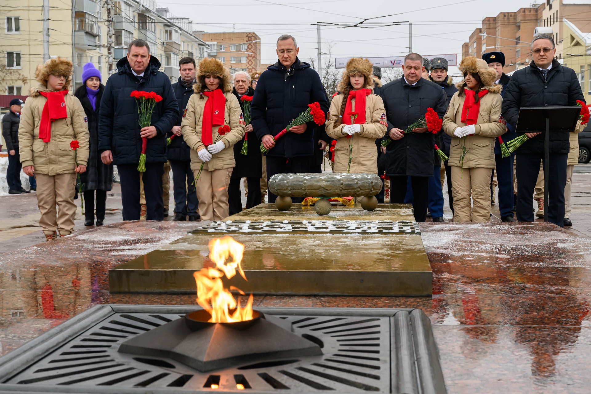 В Калуге почтили память освободителей города — Газета «Калужская неделя»