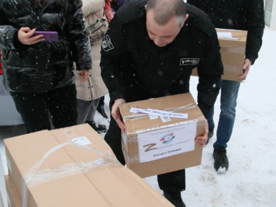 Гуманитарный груз от Союза женщин России отправлен на передовую