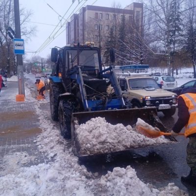 С улиц Калуги вывезено 3,5 тысячи кубометров снега