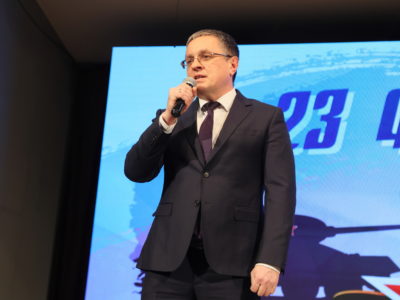 Дмитрий Денисов поздравил защитников Отечества с наступающим праздником