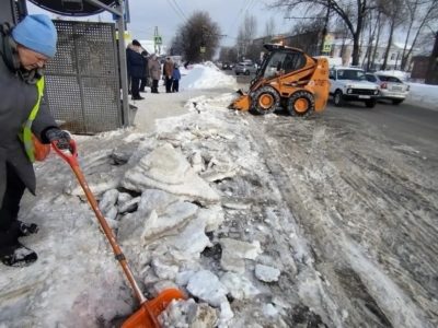 С улиц Калуги вывезено еще 1,5 тысячи кубометров снега