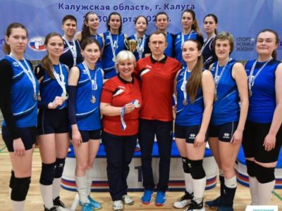 Серебро забрали калужанки на чемпионате России по волейболу среди глухих