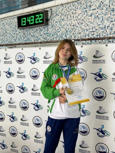 Калужская пловчиха обновила рекорд России