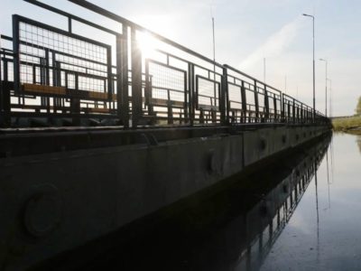Монтаж понтонного моста на Оке начнется в понедельник