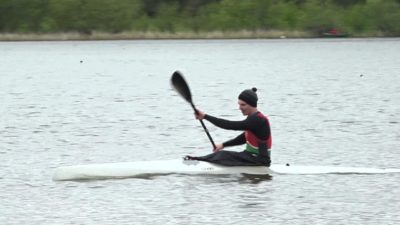 На Яченском водохранилище открыли сезон соревнований на байдарках  