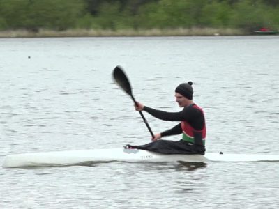 На Яченском водохранилище открыли сезон соревнований на байдарках  