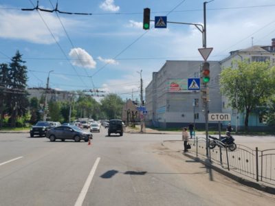 36-летний мотоциклист попал в ДТП в центре Калуги