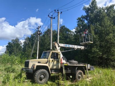 Электроснабжение в Калужской области восстановлено на 75%