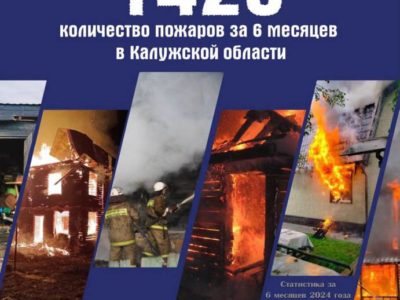 В Калужской области за полгода пожары унесли жизни 30 человек