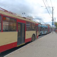 Троллейбусы встали в Калуге